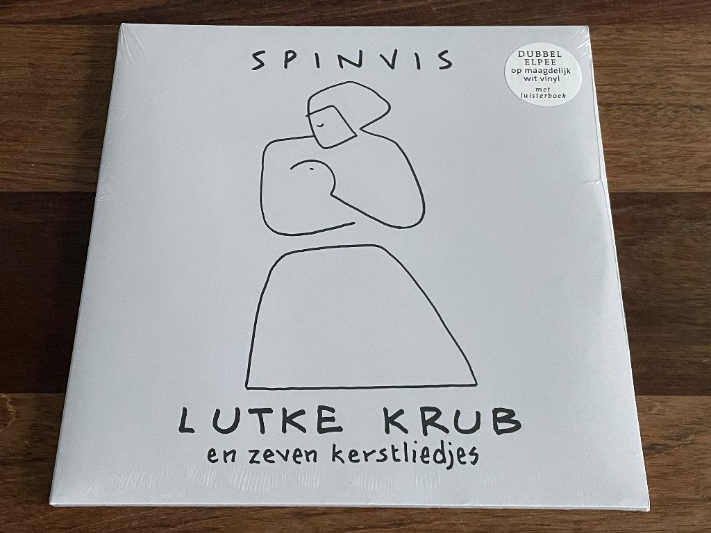 Vinyl 2LP Spinvis Lutke Krub En Zeven Kerstliedjes WIT NIEUW, Overige genres, Ophalen of Verzenden, Geseald, 12 inch