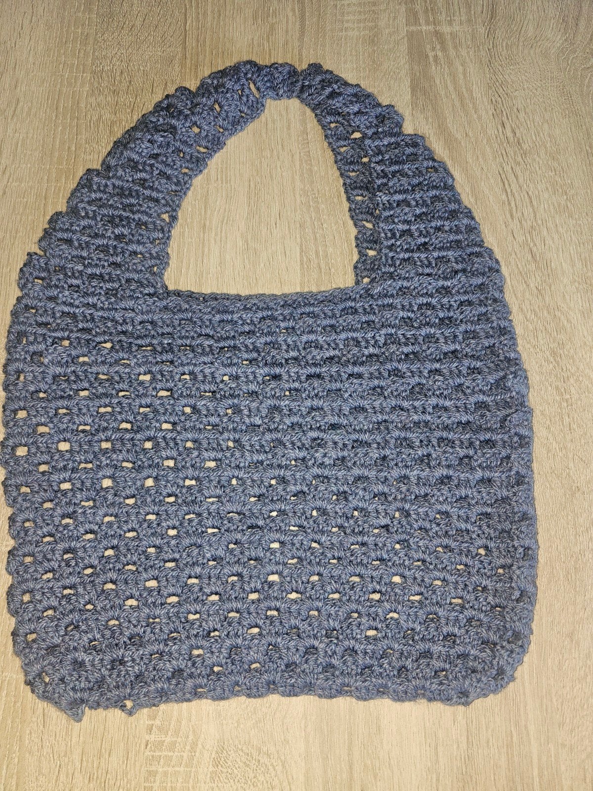 Gehaakte Schoudertas - Blauw, Ophalen, Nieuw, Blauw, Schoudertasje
