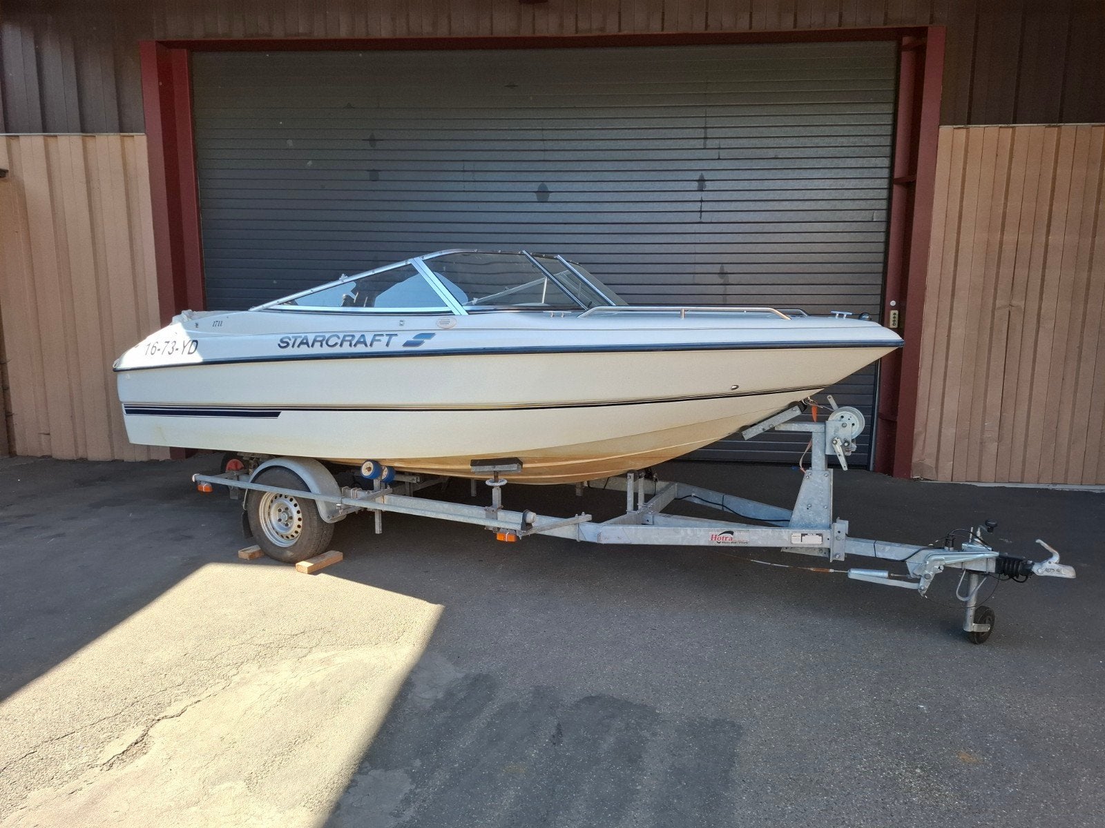 Speedboot strarcraft 1711 met trailer., Ophalen, Overige merken, Gebruikt, Binnenboordmotor