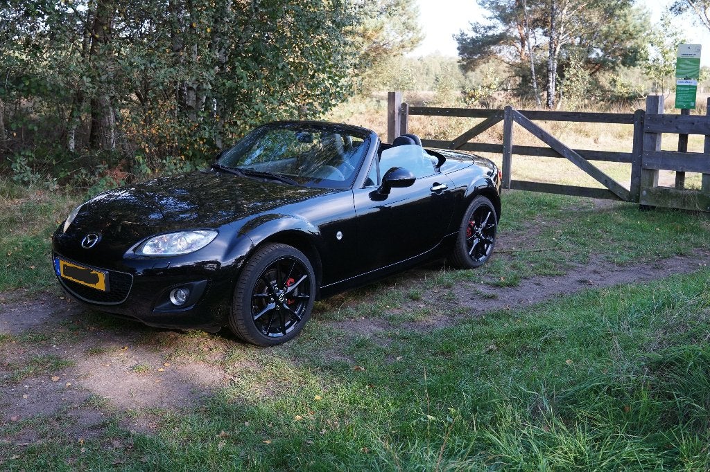 Mazda MX-5 (NC) - 2.0 (160 pk), 13 km/l, Dealer onderhouden, Achterwielaandrijving, Zwart