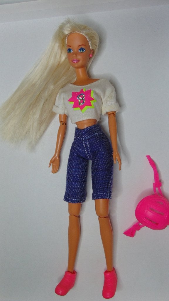 Rollerblade Barbie uit 1995, Ophalen of Verzenden, Gebruikt, Barbie