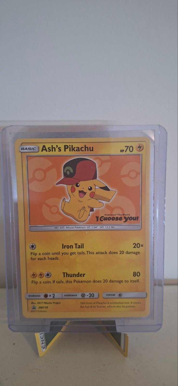 Pokémon Kaart - Ash's Pikachu SM108 Promo Near Mint, Hobby en Vrije tijd, Verzamelkaartspellen | Pokémon, Ophalen of Verzenden