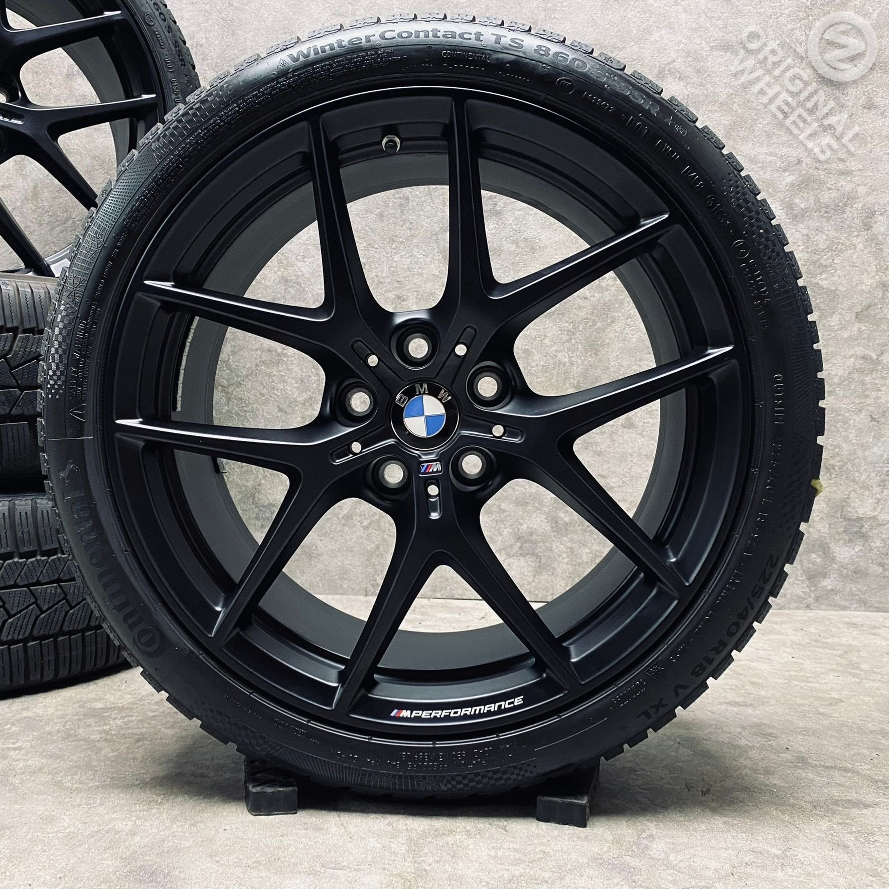 18 inch originele M velgen + winterbanden BMW 1 serie 554 M, 18 inch, Gebruikt, -, -