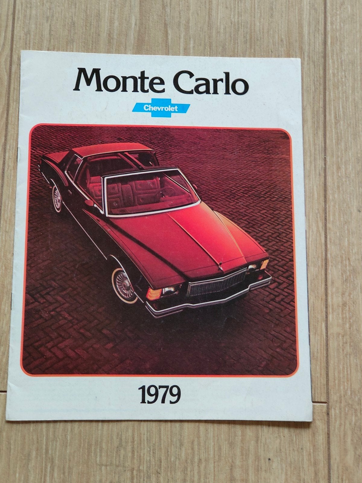 Autofolder Chevrolet Monte Carlo 1979, Ophalen of Verzenden, Zo goed als nieuw, Chevrolet