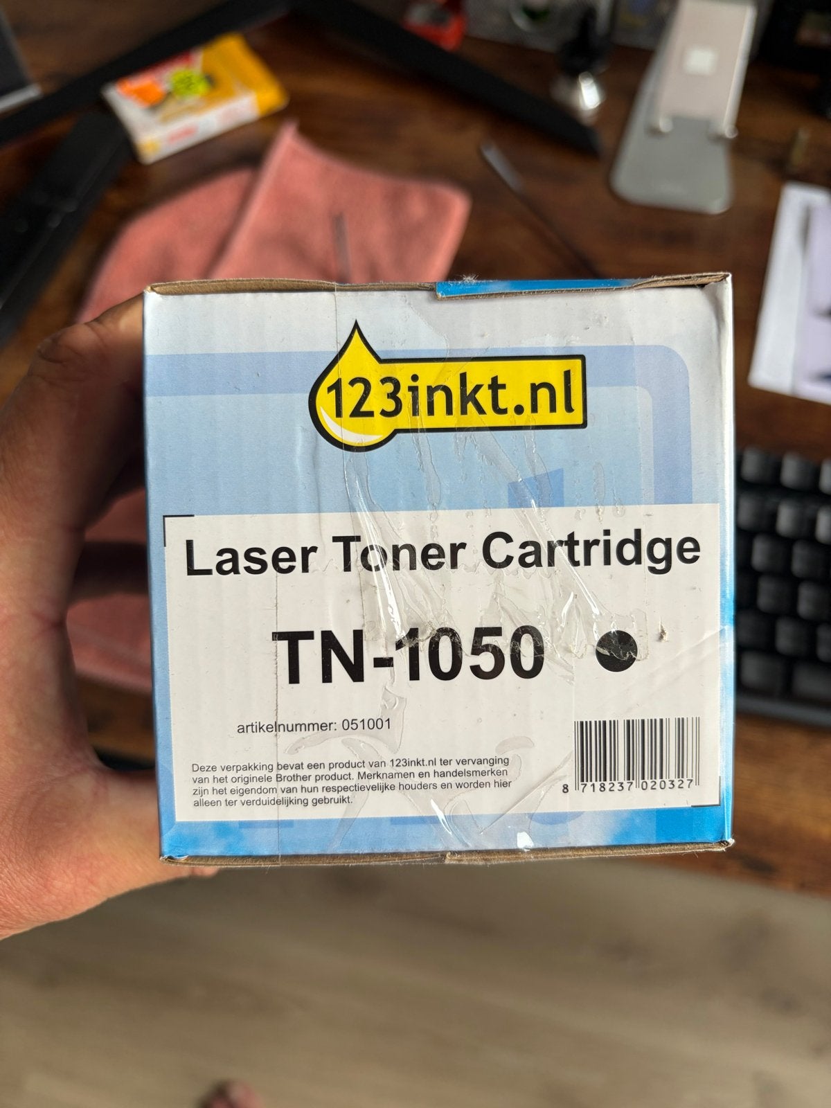 123inkt Laser Toner Cartridge TN-1050 (vervangt Brother), Ophalen, Nieuw, Toner