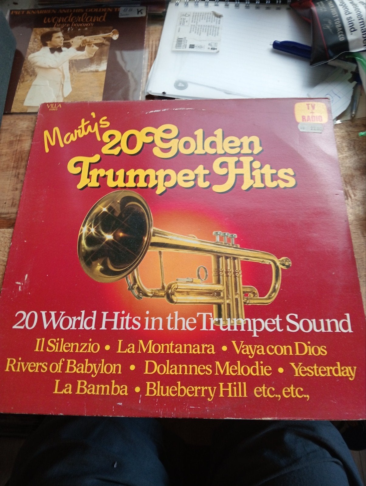 Lp marty's 20 golden trumpet hits, Ophalen of Verzenden, LP