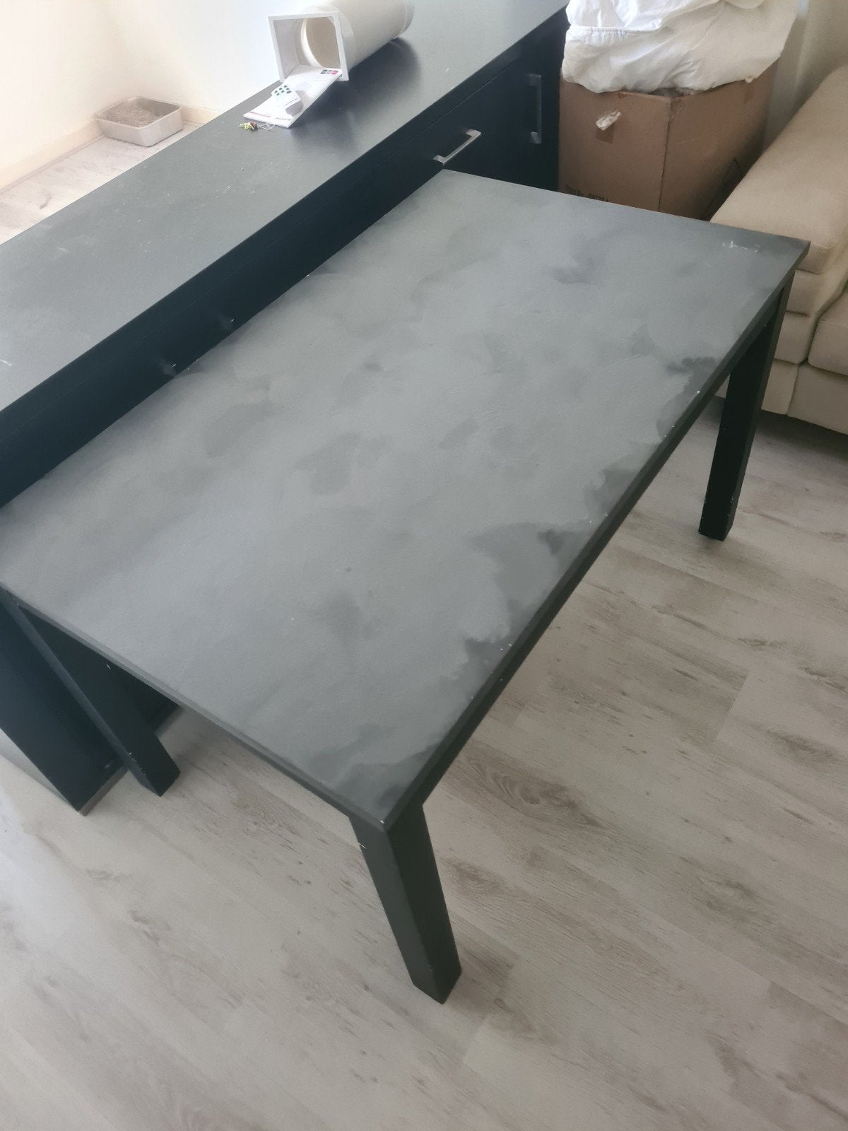 ikea bjursta tafel uitschuifbaar, Huis en Inrichting, Tafels | Eettafels, Ophalen, Gebruikt, Rechthoekig, 50 tot 100 cm