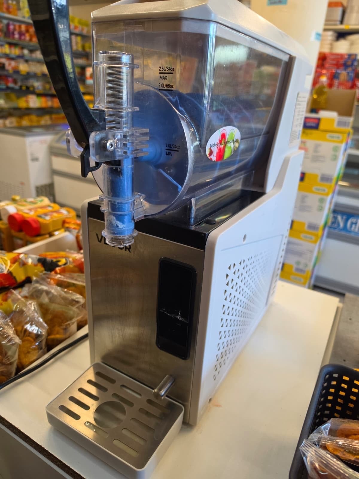 Vevor Slushmachine zo goed als nieuw, Zakelijke goederen, Horeca | Keukenapparatuur, Ophalen of Verzenden, Gebruikt, Koelen en Vriezen