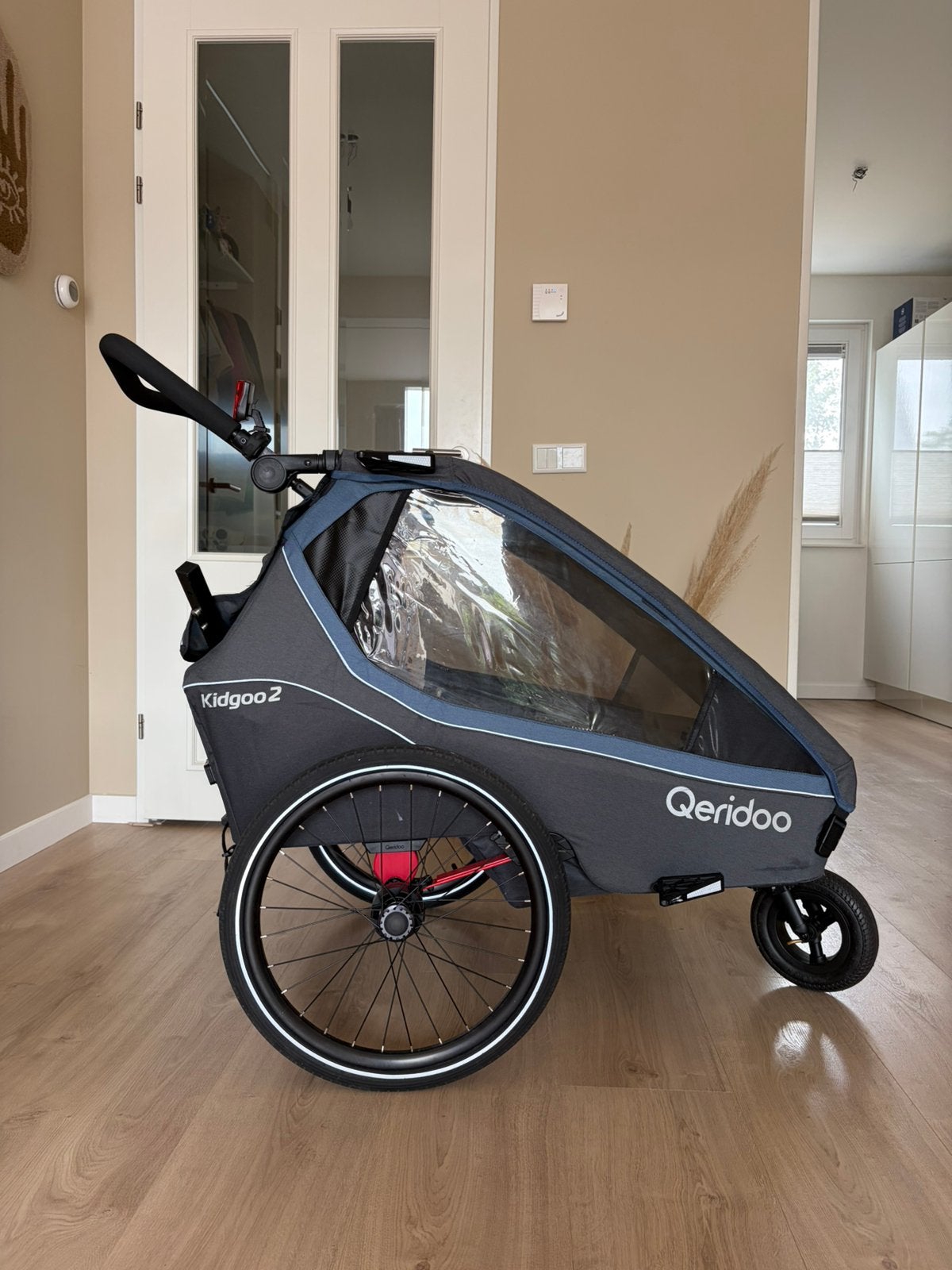 Qeridoo fietskar Kidgoo 2, Ophalen, Zo goed als nieuw, Kinderkar, 40 tot 60 kg