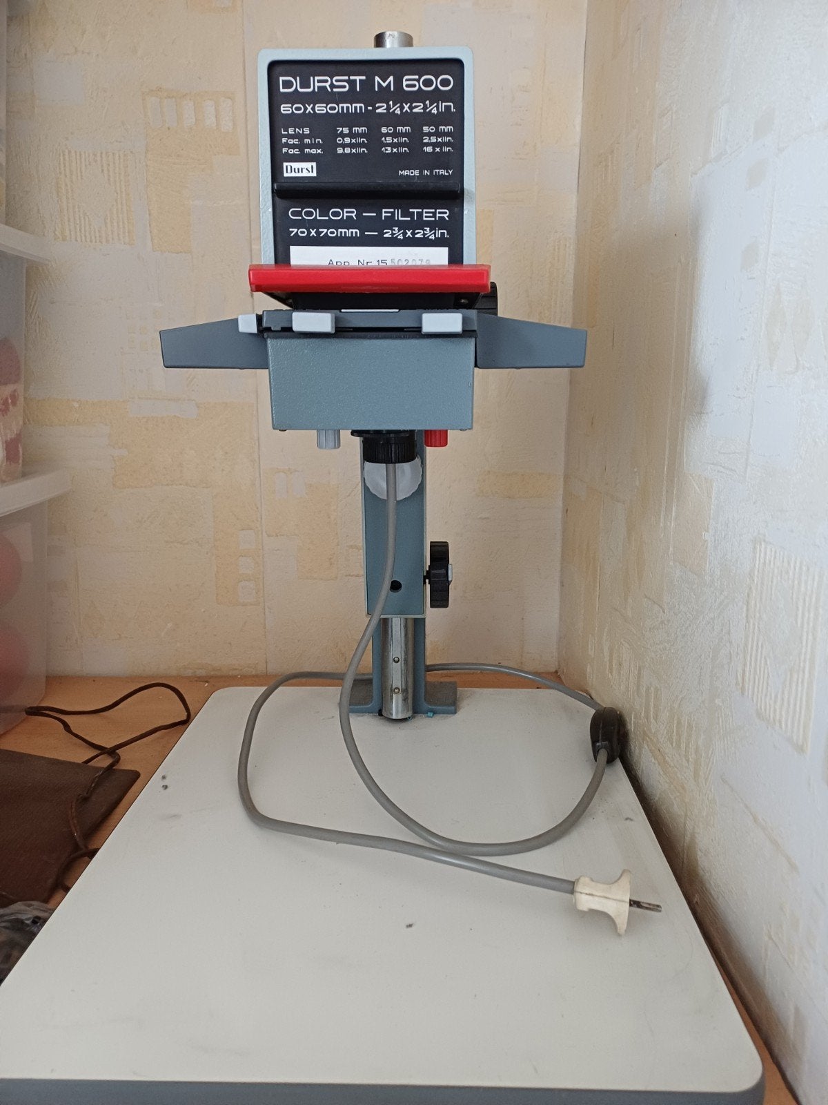 Durst M 600 Vergroter voor 60x60mm negatieven, Ophalen, Gebruikt, Durst, Vergroter