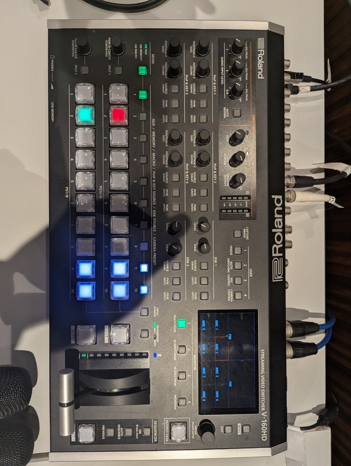 Roland V-160HD Streaming Video Switcher, Audio, Tv en Foto, Ophalen of Verzenden, Gebruikt, Video