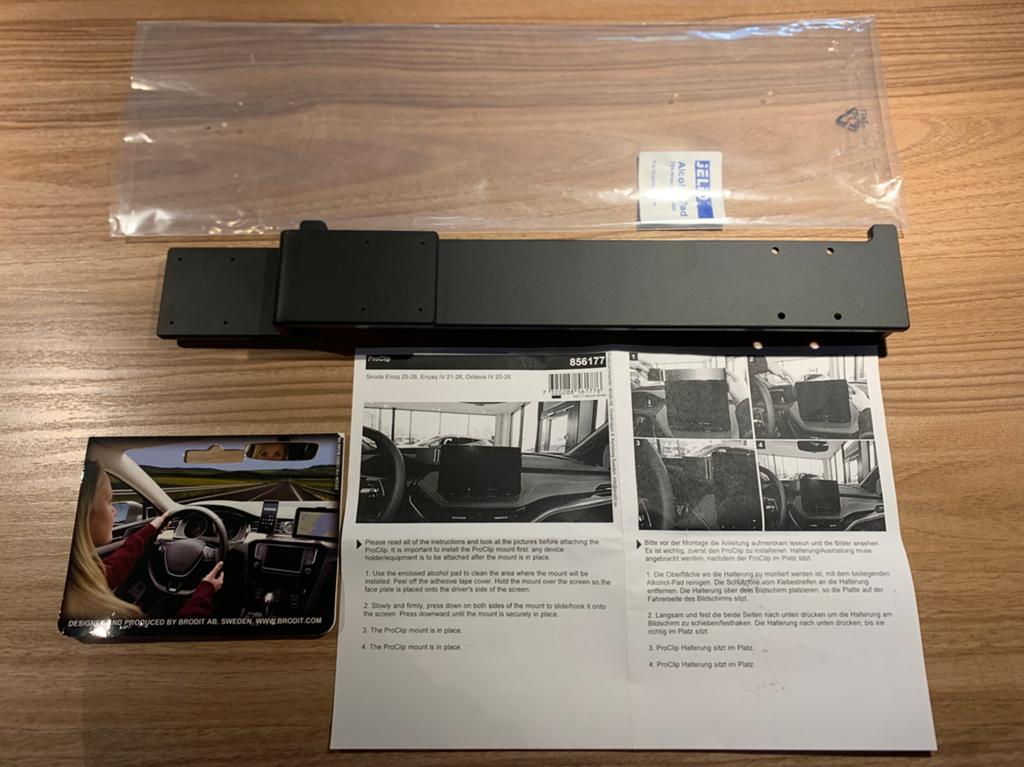 Brodit ProClip telefoonhouder voor oa Skoda Elroq - 856177, Ophalen of Verzenden, Nieuw, Auto
