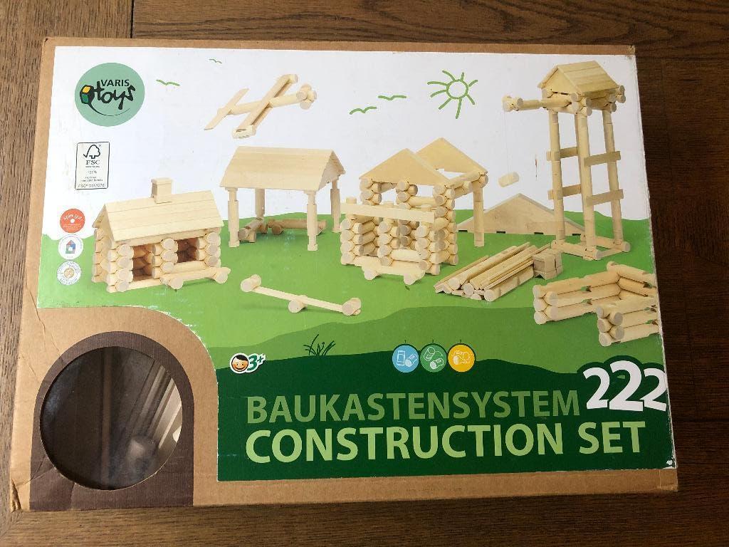 Varis Toys Baukastensystem/Constructieset. 222 FSC-hout., Ophalen of Verzenden, Gebruikt, Overige merken