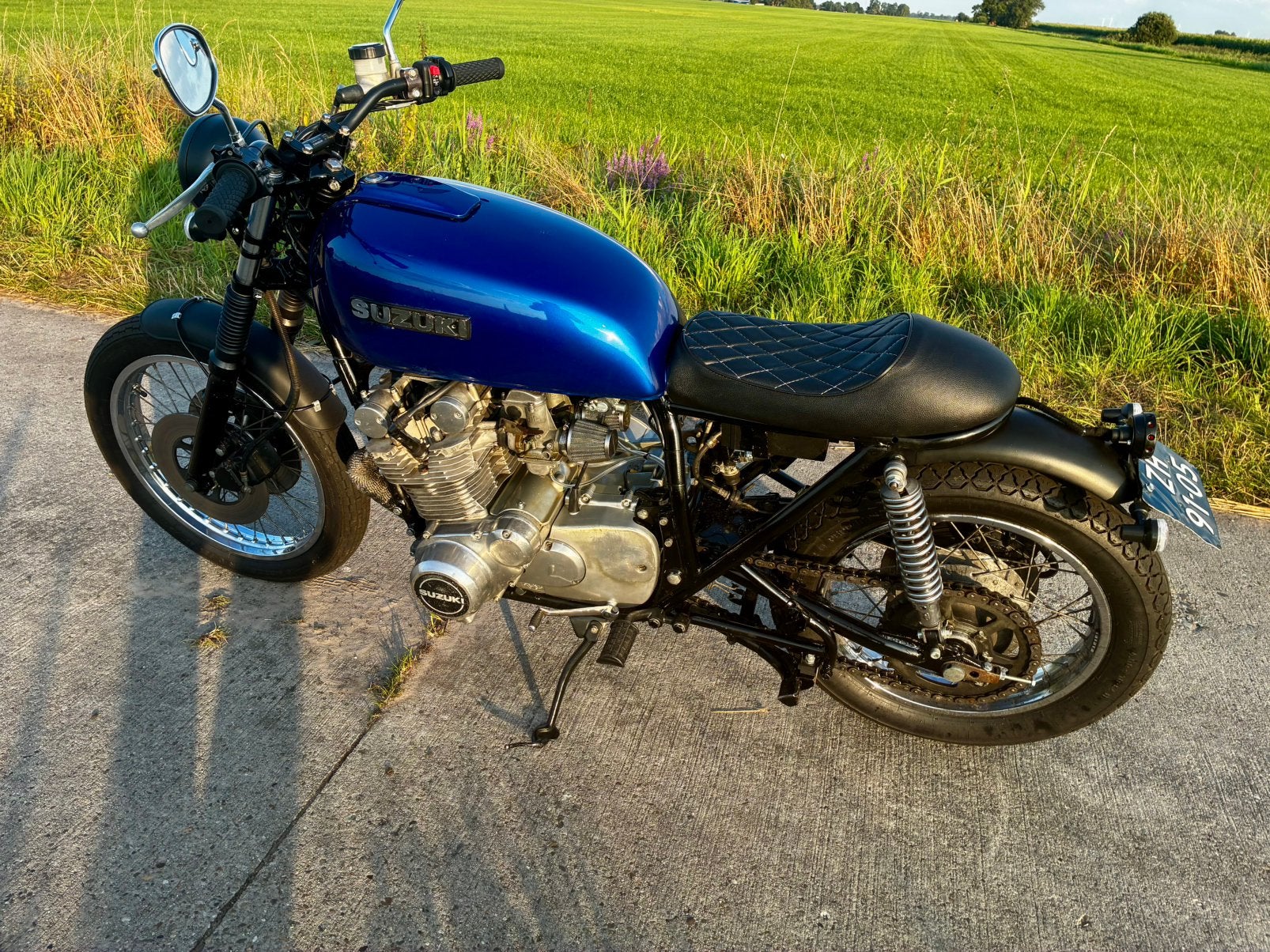 Leuke Suzuki gs750 caferacer uit 1978, Ophalen, Gebruikt