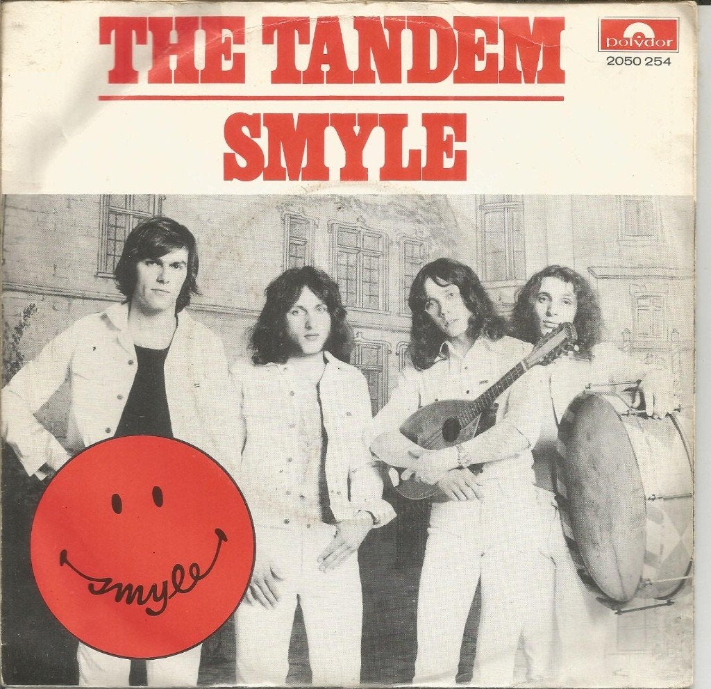 VERKOCHT Smyle – The Tandem (1973), Fotohoes, 7 inch, Ophalen of Verzenden, Zo goed als nieuw