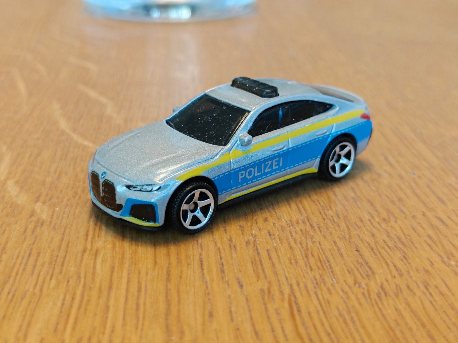 Matchbox BMW i4 Polizei, Ophalen of Verzenden, Zo goed als nieuw, Auto