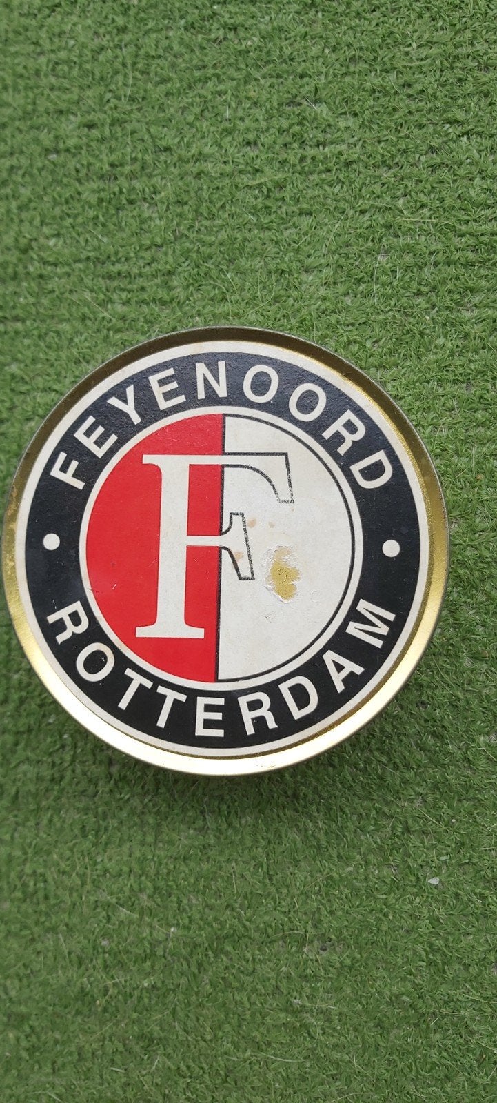 Feynoord blikje,leeftijd weet ik niet., Ophalen of Verzenden