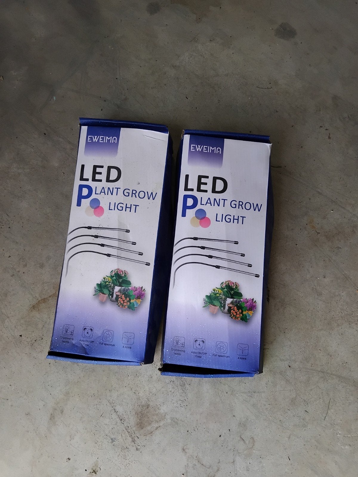 EWEIMA LED Groeilampen voor planten - 2 stuks, Ophalen of Verzenden, Zo goed als nieuw, Kweeklamp