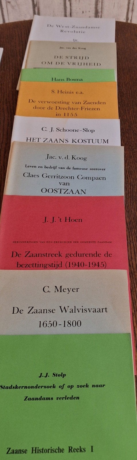 Zaanse Historische Reeks -9 deeltjes, Ophalen, 20e eeuw of later, Gelezen