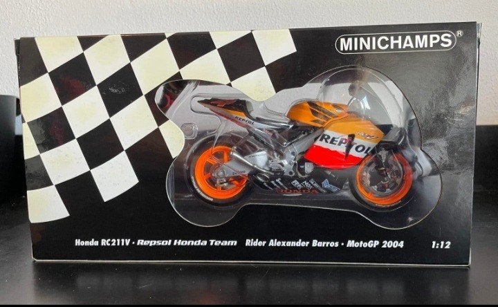 minichamps 1/12 Alex Barros, Ophalen of Verzenden, Motor