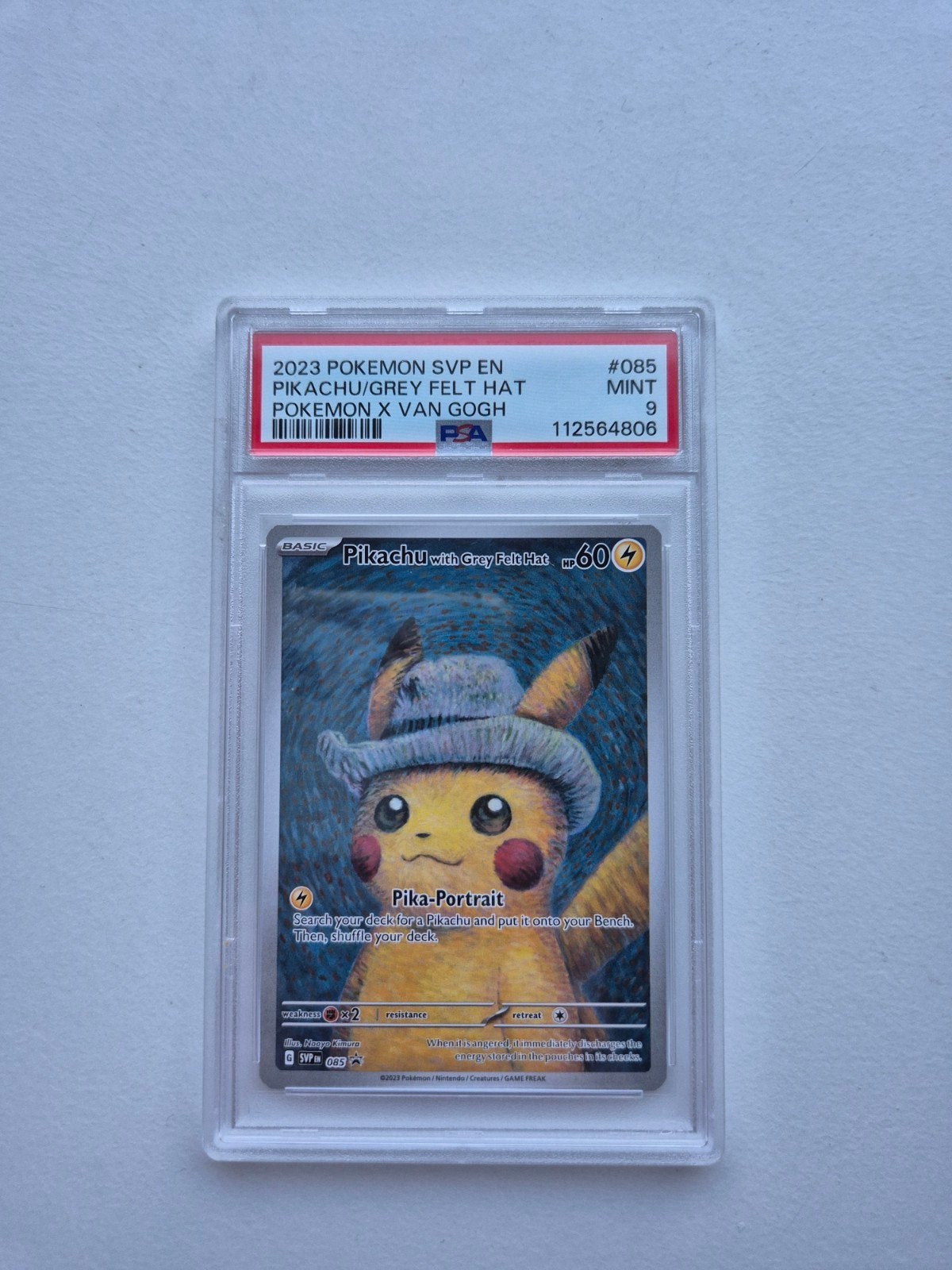 Pikachu van Gogh PSA 9, Ophalen, Nieuw