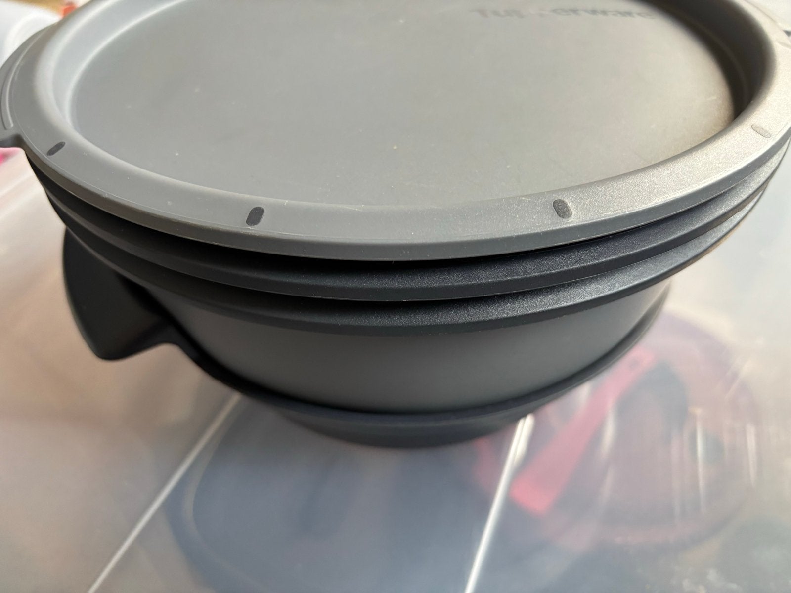 Tupperware Micro Gourmet Stoompan Magnetron, Overige kleuren, Overige typen, Ophalen of Verzenden, Zo goed als nieuw