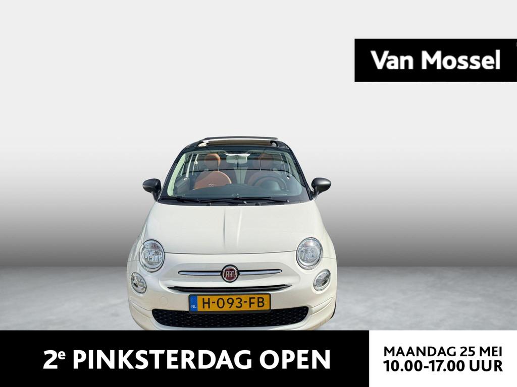 Fiat 500C Cabrio 0.9 TwinAir Young | Two- Tone | Leder Int., Auto's, Fiat, Voorwielaandrijving, 12 maanden, Euro 6, Wit