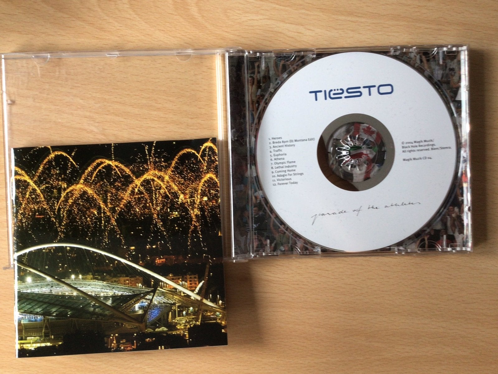 Tiësto-Parade of the athletes. Geweldenaar., Ophalen of Verzenden, Zo goed als nieuw