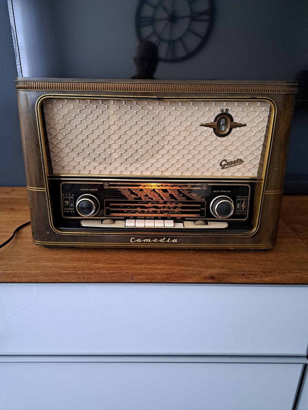 Vintage Graetz Comedia 4 R/416 Buisradio - Werkend, Ophalen, Gebruikt, Radio