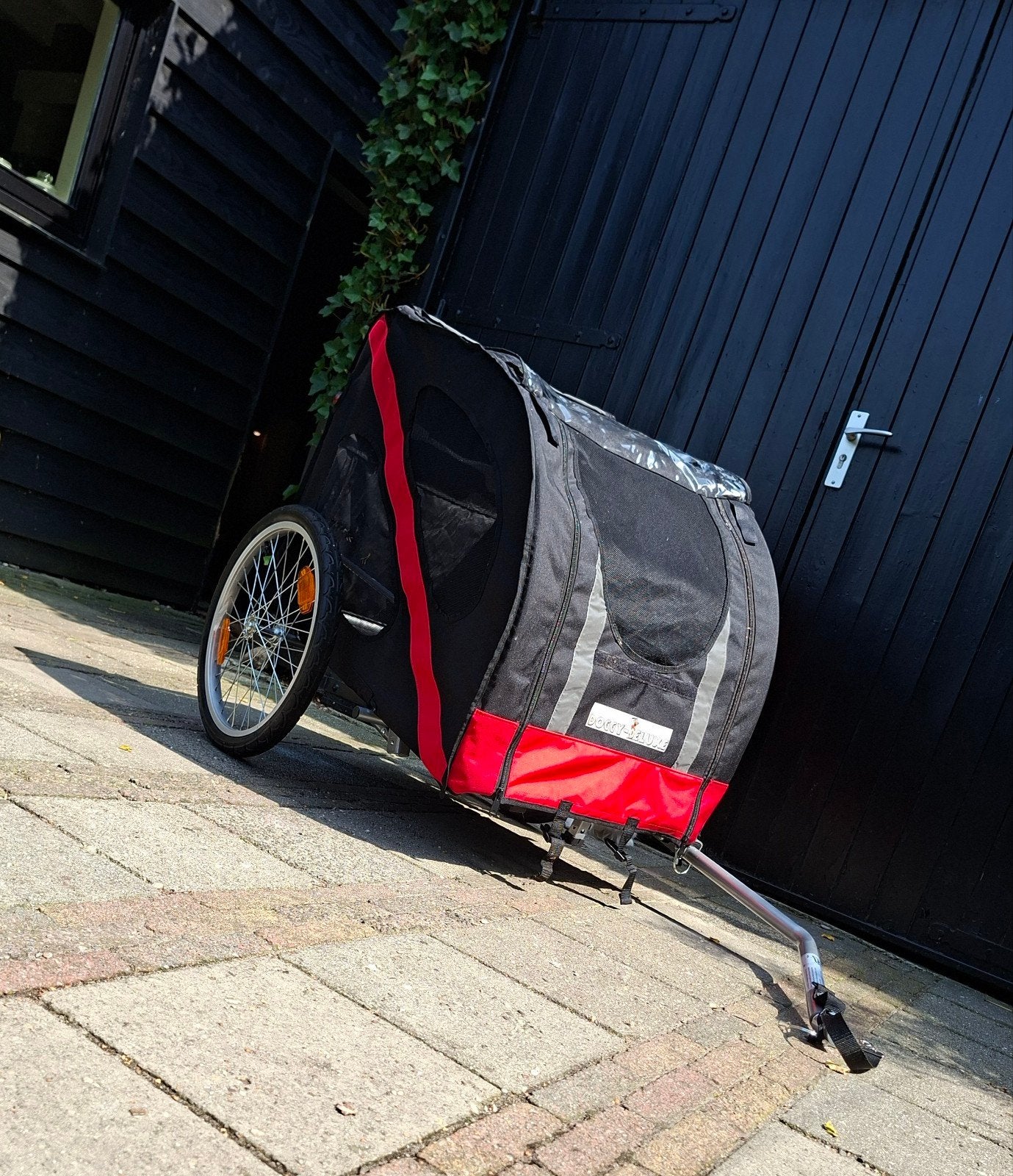 Hondenfietskar Doggy-Deluxe, Ophalen, Opvouwbaar, 60 tot 80 kg, Hondenkar