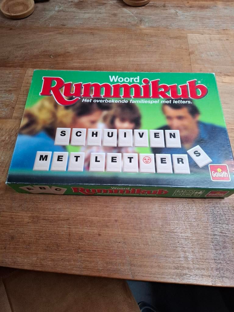 Woord Rummikub - Het overbekende familiespel met letters, Hobby en Vrije tijd, Een of twee spelers, Ophalen of Verzenden, Goliath