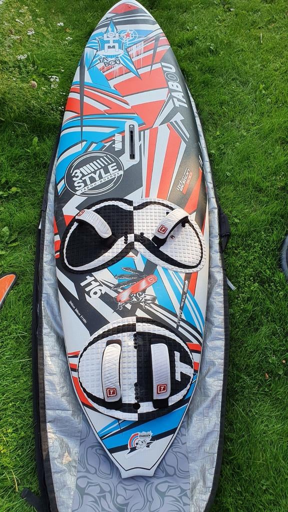 Tabou 3S plus LTD 116 liter windsurfboard, Watersport en Boten, Windsurfen, Ophalen, Tabou, Minder dan 250 cm, Zo goed als nieuw