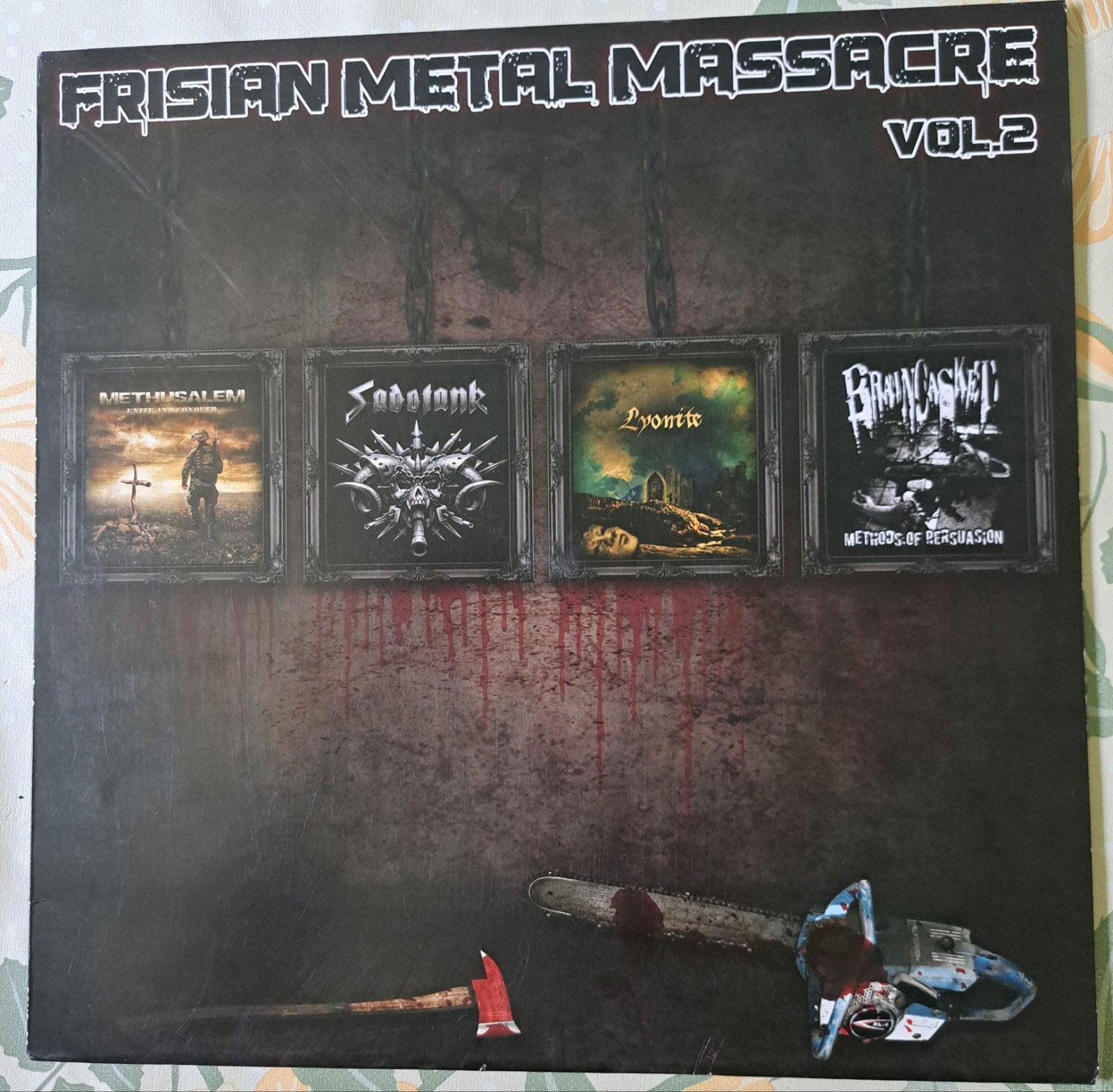 Frisian Metal Massacre Vol. 2 LP - 4 Underground Metal Bands, LP, Hard Rock, Ophalen of Verzenden, Zo goed als nieuw