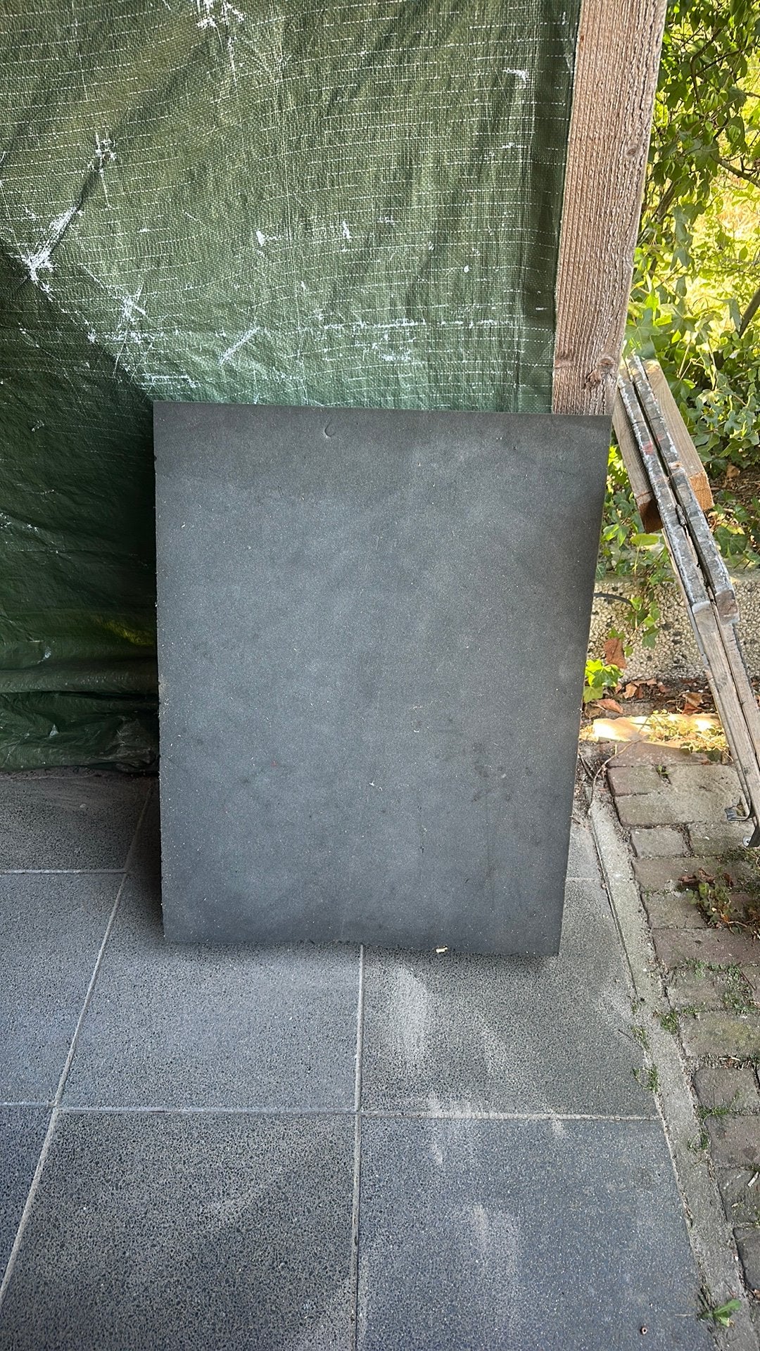Dik stuk foam, Ophalen, Zo goed als nieuw
