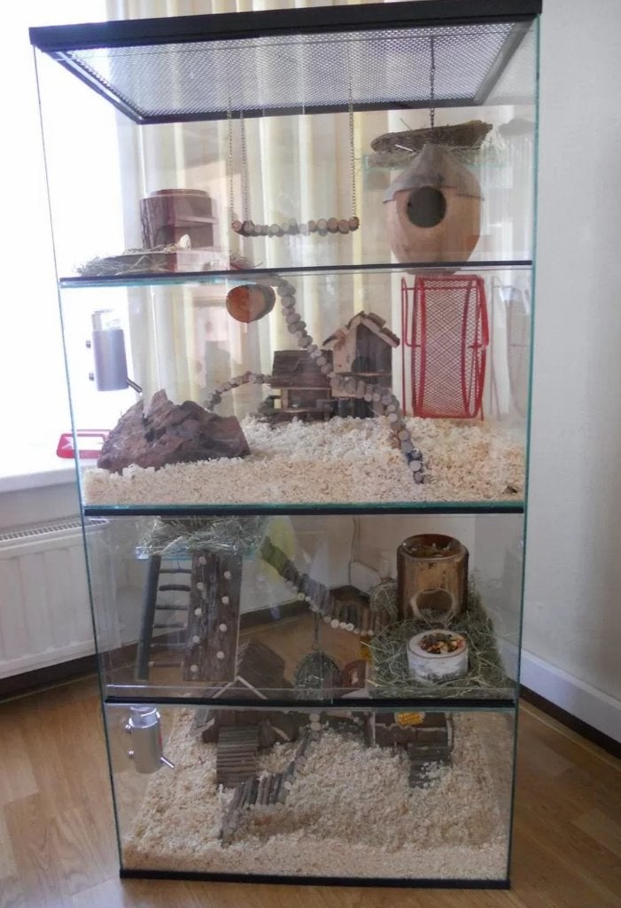 Knaagieren terrarium 60x40x120 (2in1), Dieren en Toebehoren, Ophalen, Gebruikt