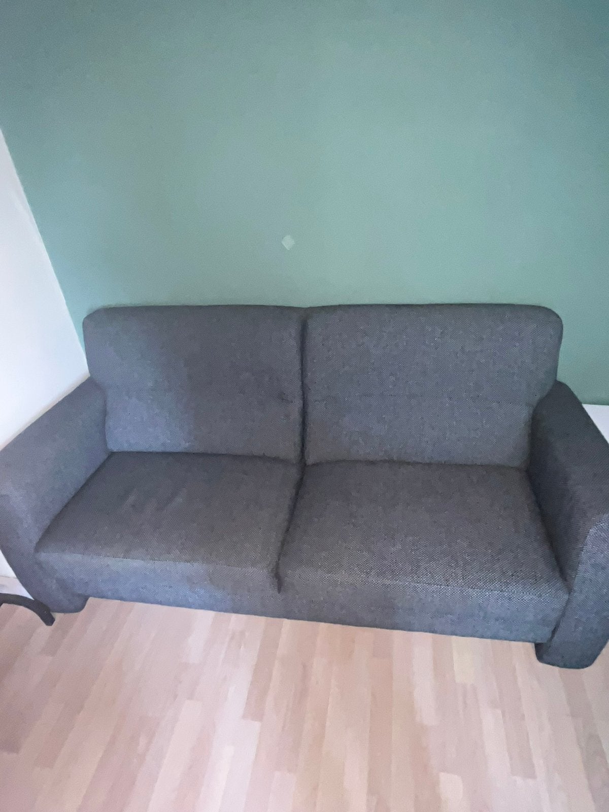 Zwarte bank - GRATIS, Ophalen, 150 tot 200 cm, Tweepersoons, 75 tot 100 cm