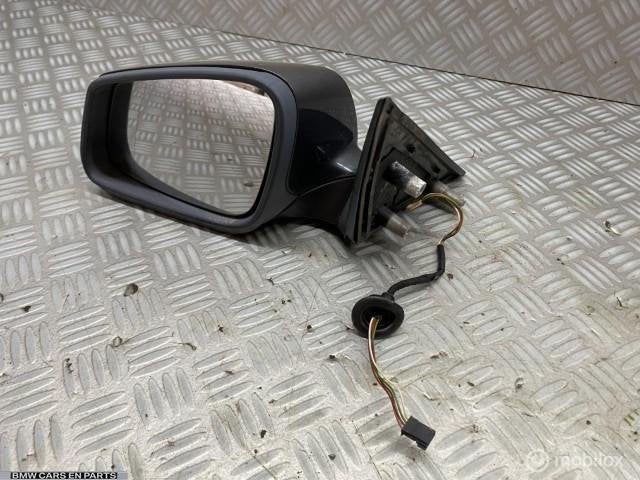 Buitenspiegel BMW 5-serie E60 e61 lci a68 plating grau, Gebruikt, Partnerportal@bmw.de, Bmw, Ophalen of Verzenden