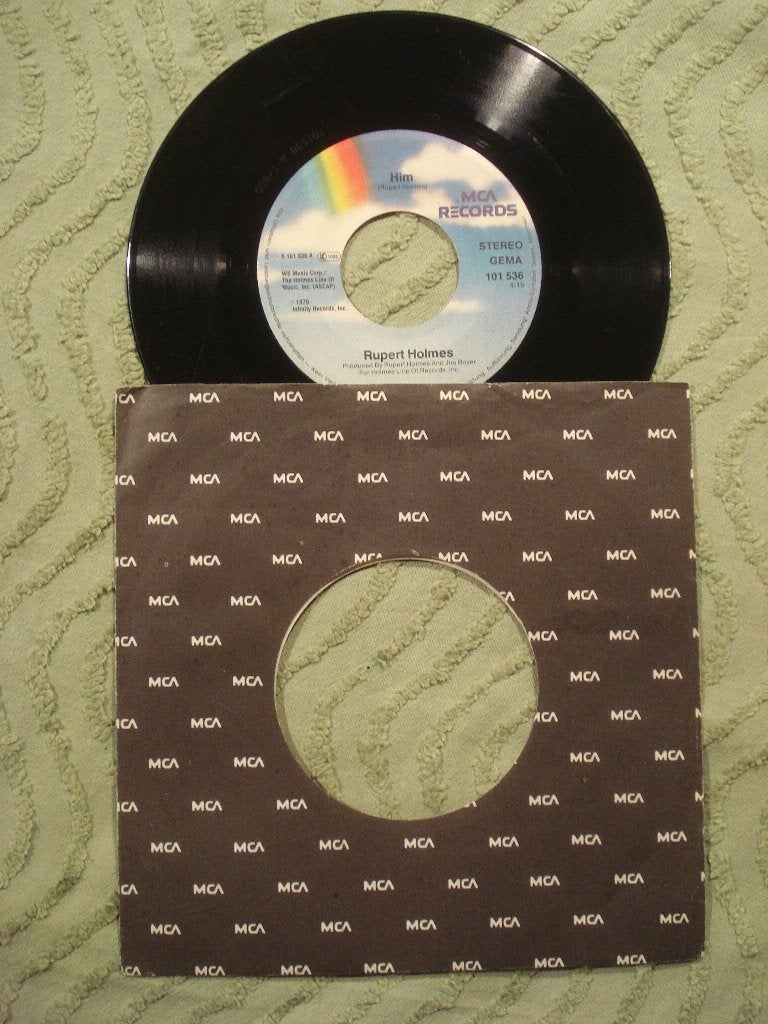 Rupert Holmes 7" Vinyl Single: ‘Him’ (Duitsland), Cd's en Dvd's, Ophalen of Verzenden, Gebruikt, 7 inch, Pop