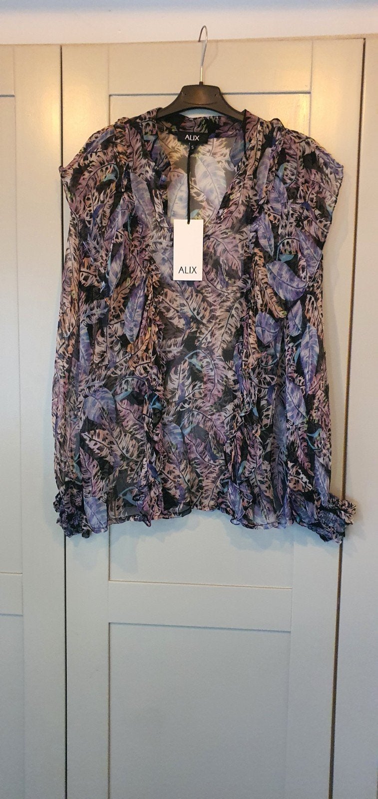 Alix the label Blouse met Bladprint - Maat S, Alix the label, Meerkleurig, Nieuw, Ophalen of Verzenden