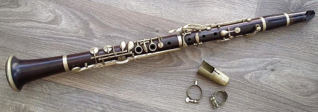 Om 1950 Klarinet Antoine Boland Luik Belgie Coromandel Hout, Muziek en Instrumenten, Blaasinstrumenten | Klarinetten, Nvt., Gebruikt