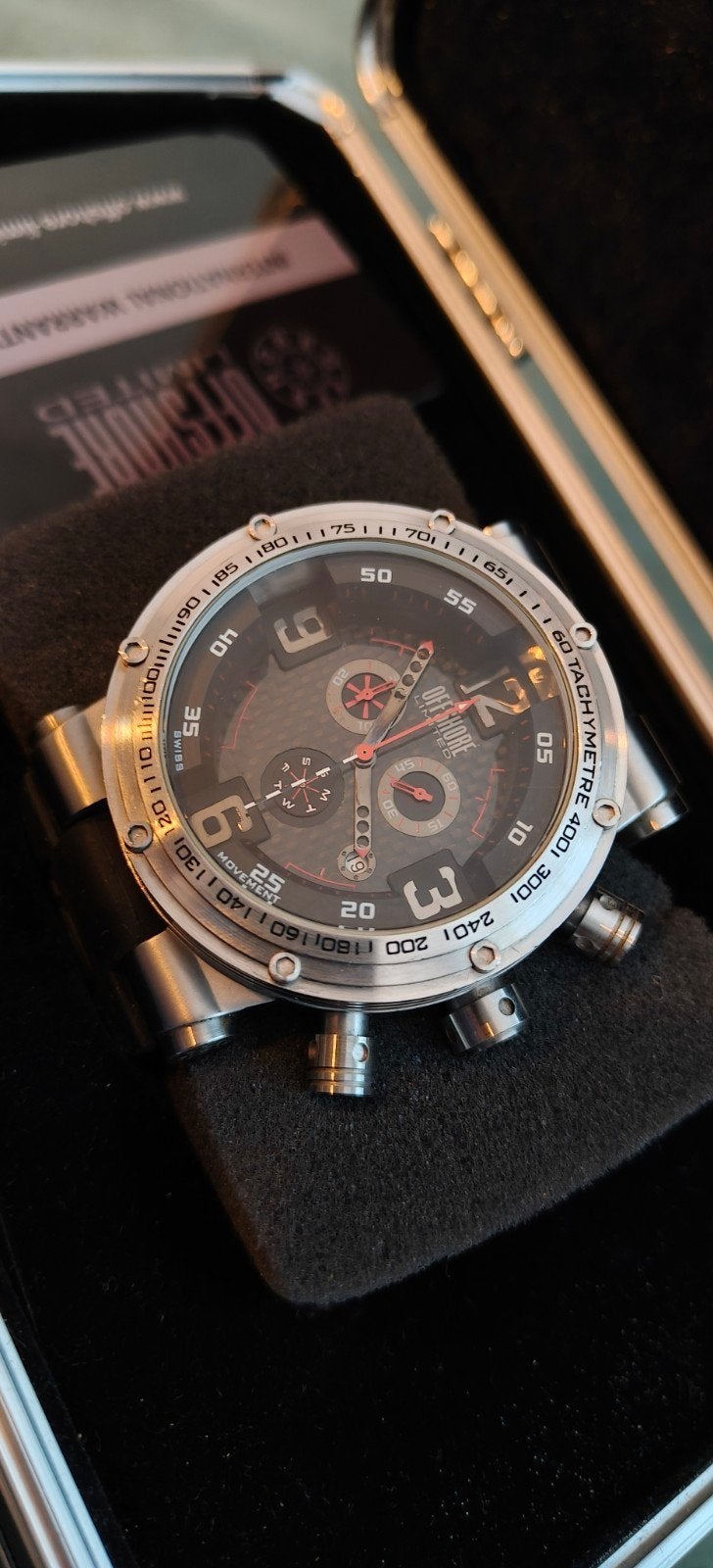 Offshore Limited Edition horloge, Ophalen of Verzenden, Zwart, Android