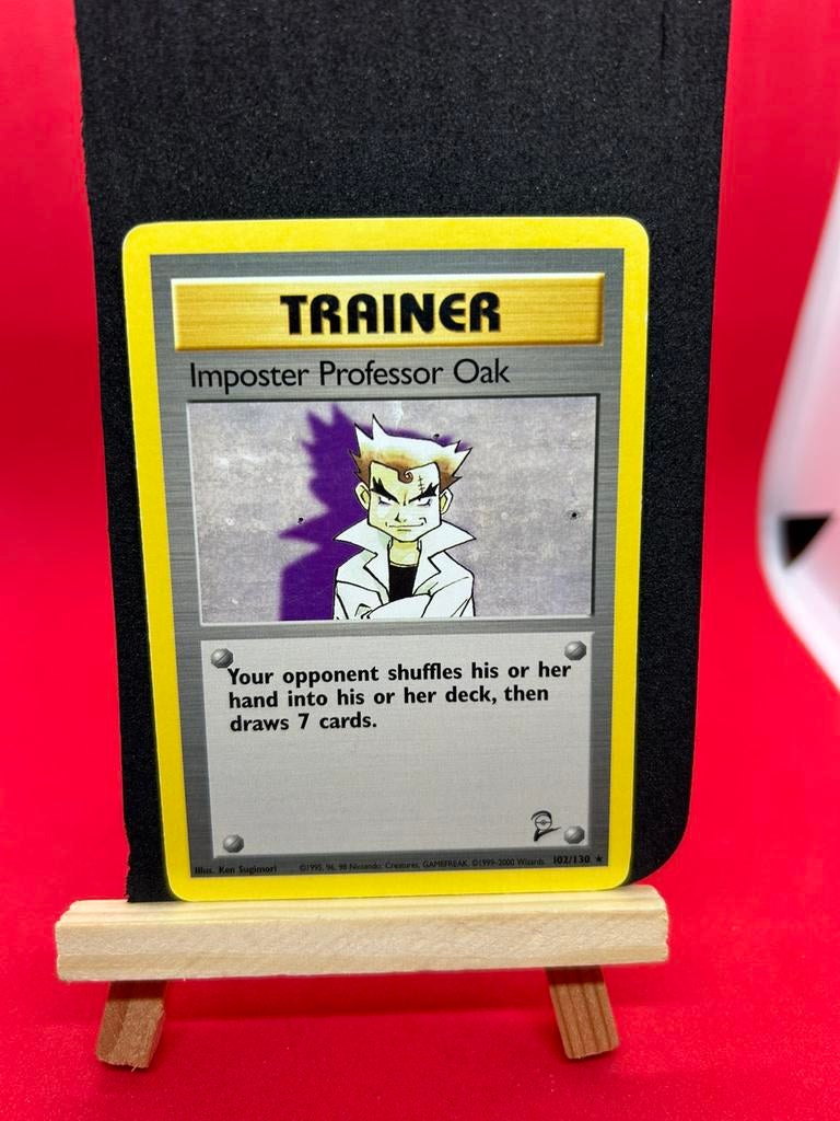 Imposter Professor Oak 102/130 Base Set 2, Ophalen of Verzenden, Zo goed als nieuw