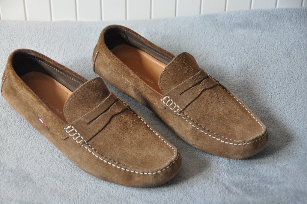 Tommy Hilfiger Instappers, Bruin, Tommy Hilfiger, Ophalen of Verzenden, Zo goed als nieuw
