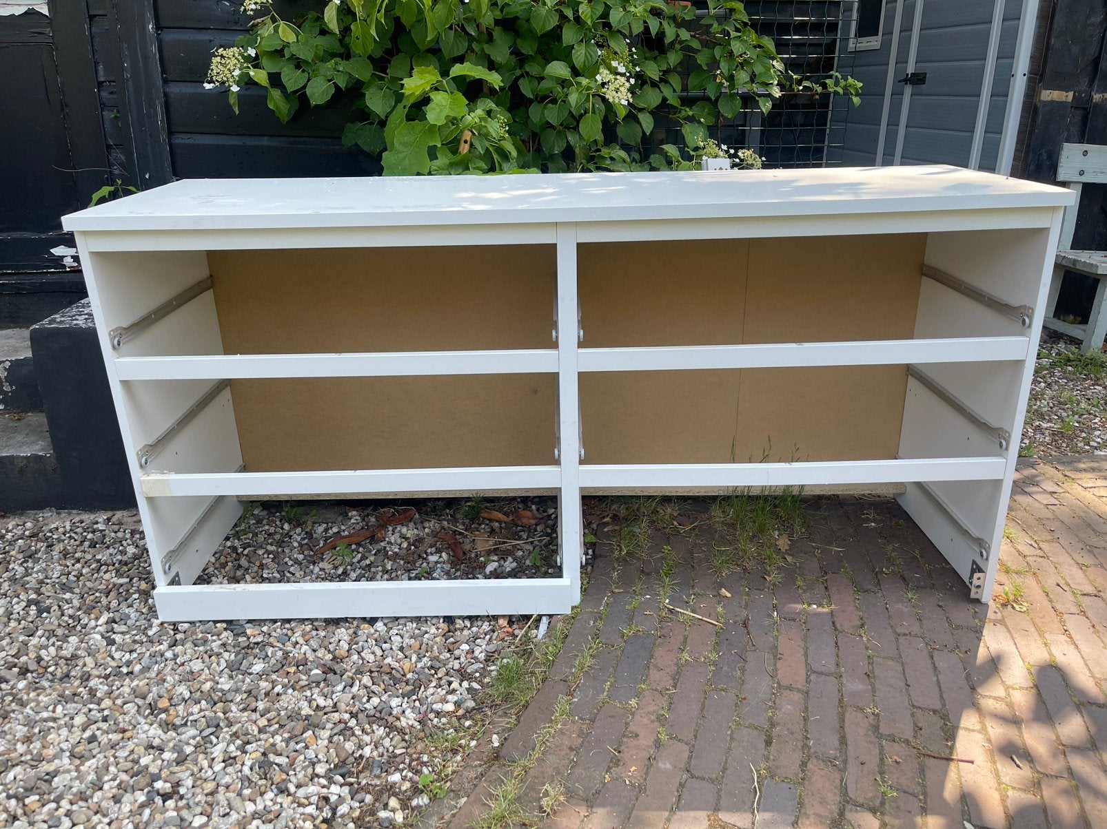 GRATIS Malm IKEA ladekast 6 lades - wit, Huis en Inrichting, Kasten | Ladekasten, Zo goed als nieuw, Minder dan 100 cm, 50 tot 100 cm
