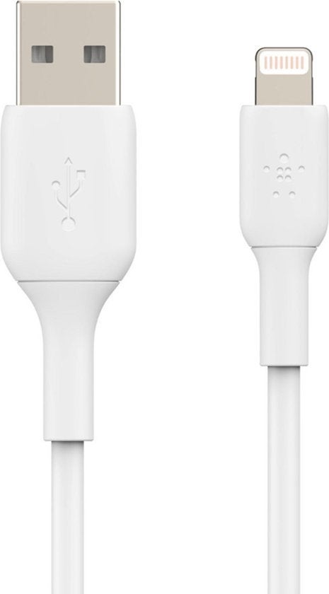 Belkin Lightning 15 cm wit (Kabel) *Nieuw*, Nieuw, Ophalen of Verzenden, Minder dan 2 meter, Belkin