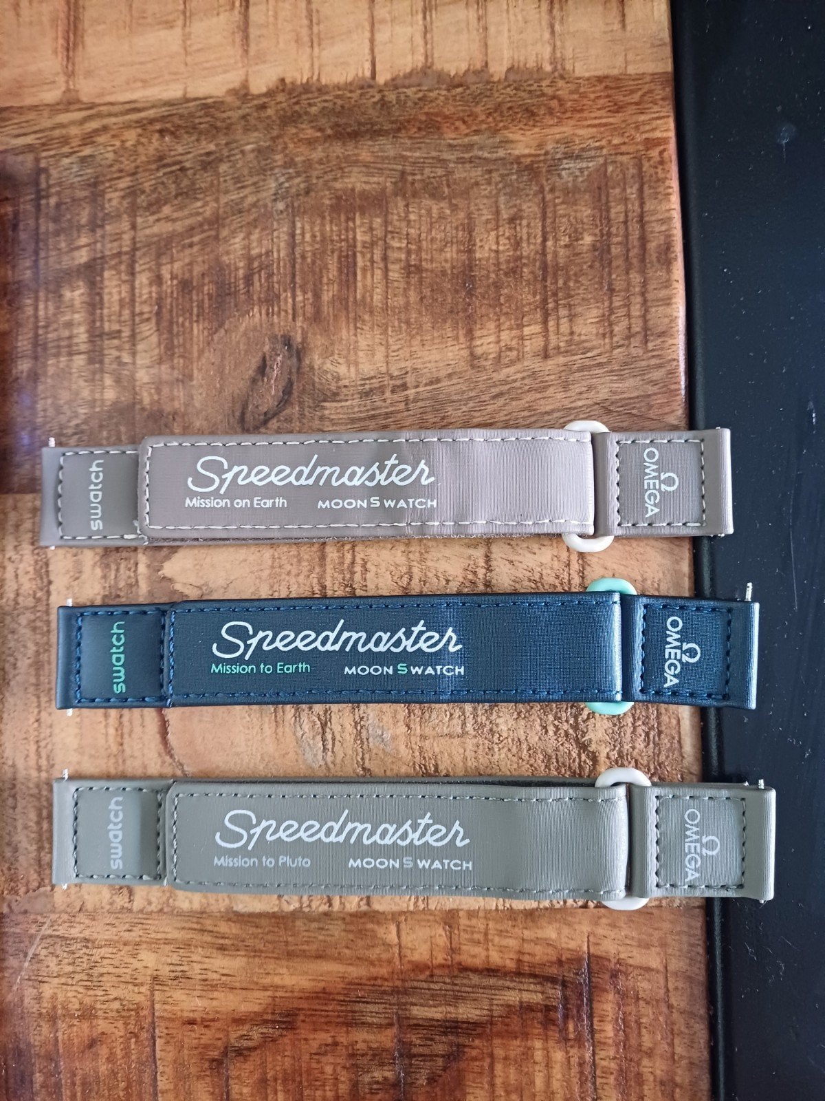 3 Nieuwe Omega Swatch Horloge Banden, Sieraden, Tassen en Uiterlijk, Horloges | Heren, Ophalen, Kunststof, Polshorloge, Nieuw