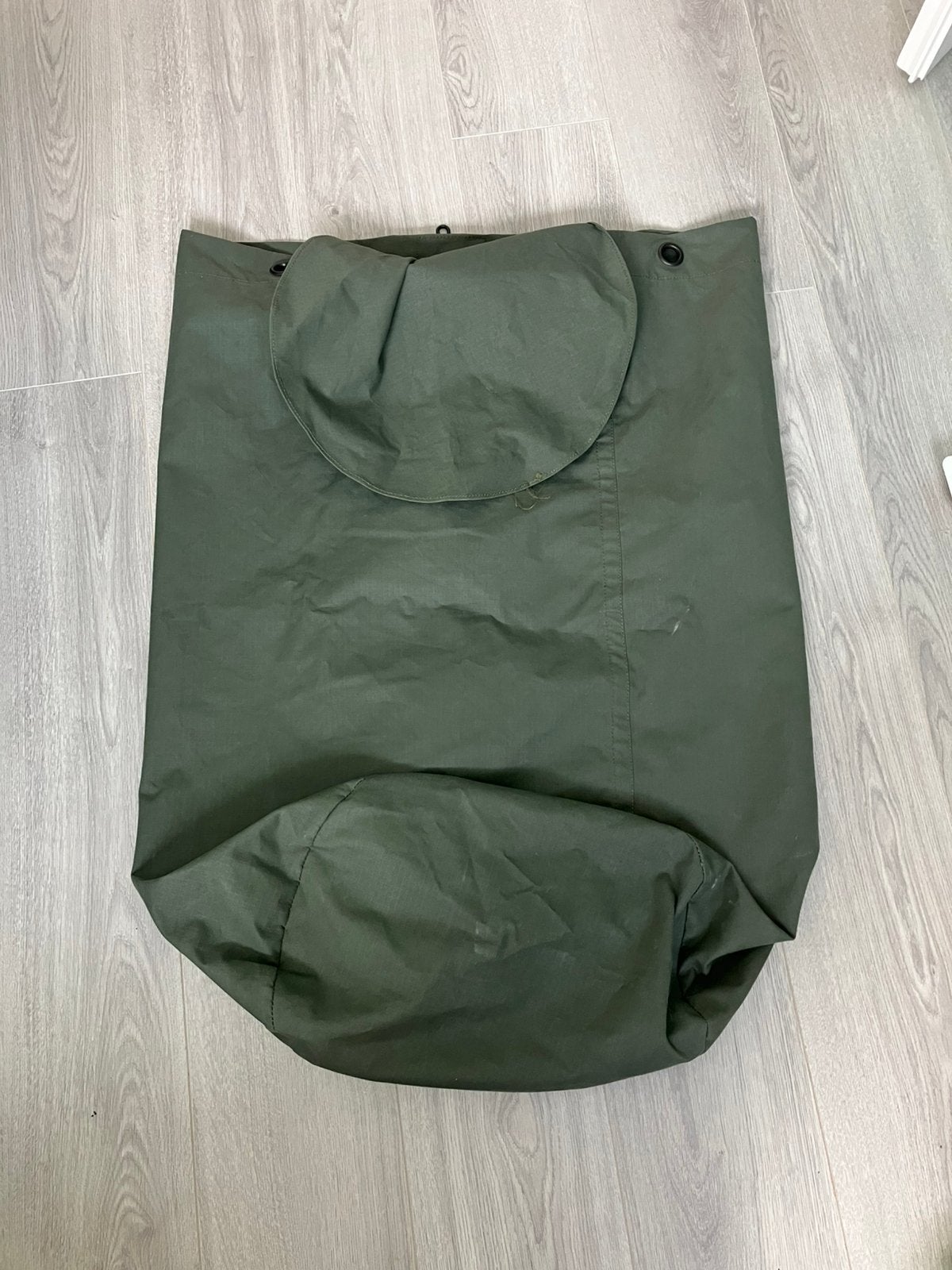 Vintage KL Leger Plunjezak / Plunjetas – Groen Canvas (MvD), Verzamelen, Ophalen of Verzenden, Landmacht, Nederland, Overige typen