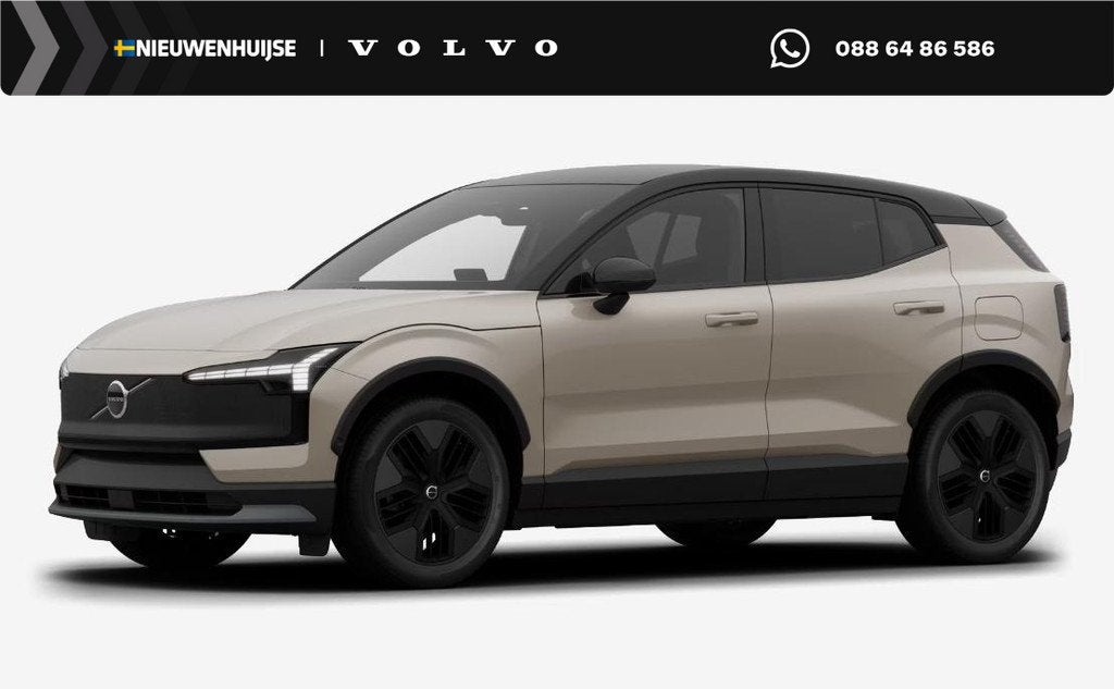 Volvo EX30 Cross Country P5 Long Range Plus Europa 69 kWh |, Auto's, Volvo, 12 maanden, Achterwielaandrijving, Zwart, Beige