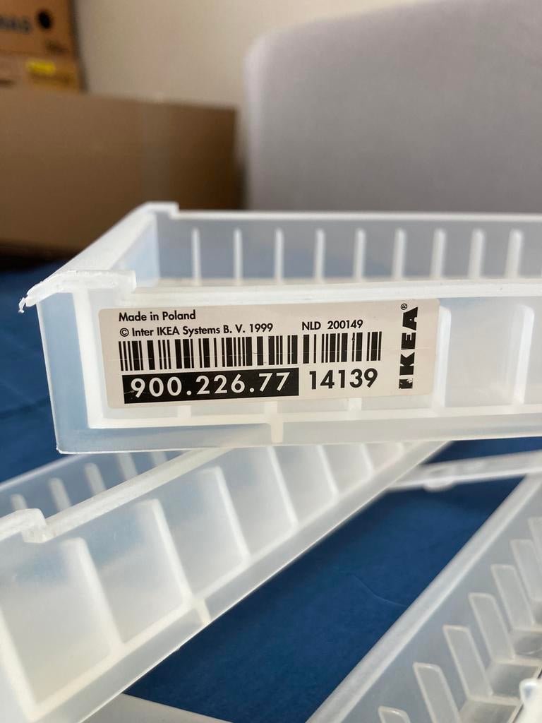 Ikea CD houders 5 stuks, Ophalen of Verzenden, Gebruikt, Kunststof, Cd's