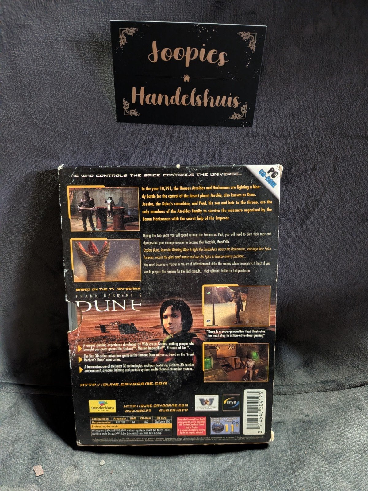 Frank Herbert’s Dune PC CD-ROM – Big Box – Compleet, Ophalen of Verzenden, Nvt, Nvt, Nvt
